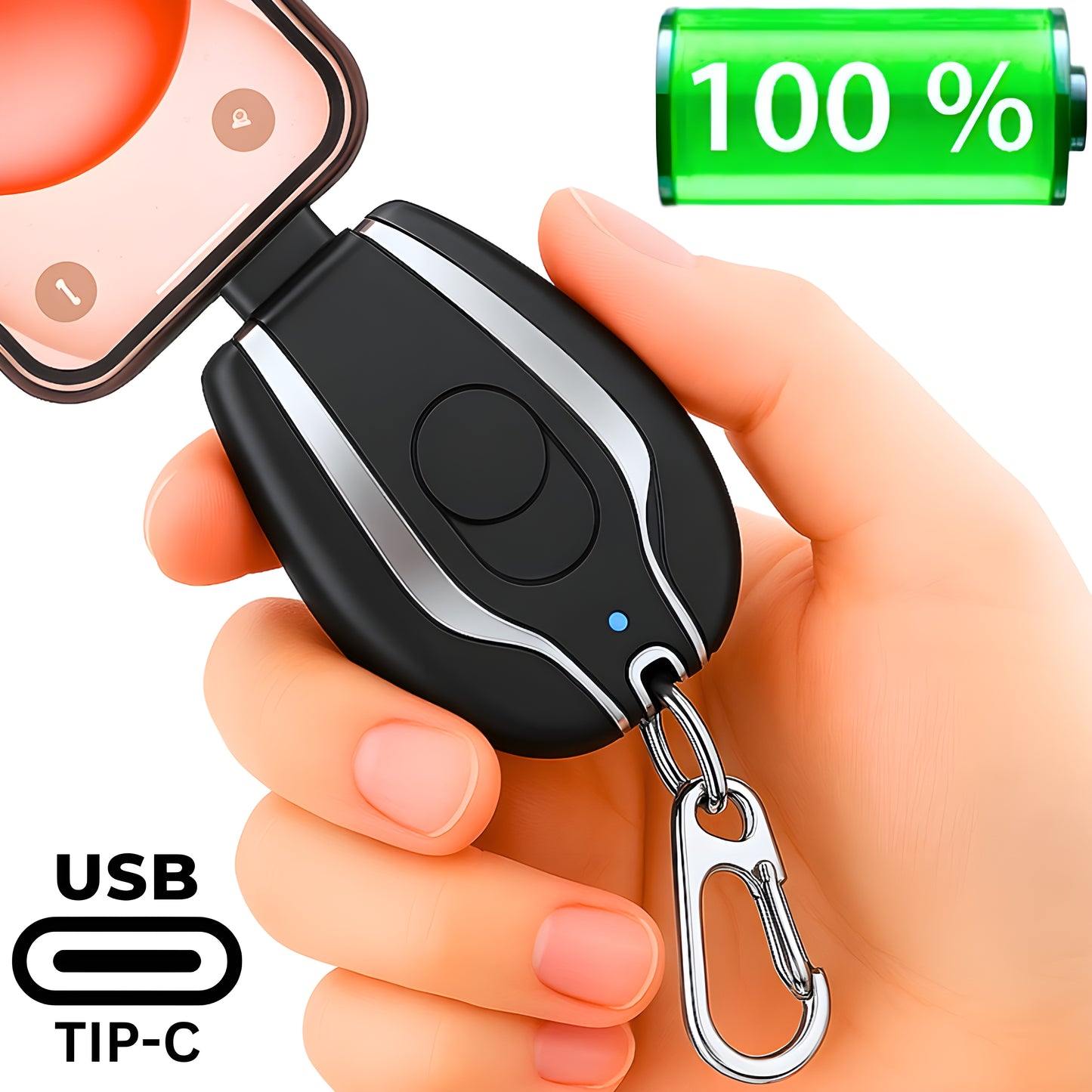 HITNA Mini Baterija Tip C 1500mAh